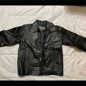 Wilson’s Leather Kids Black Leather